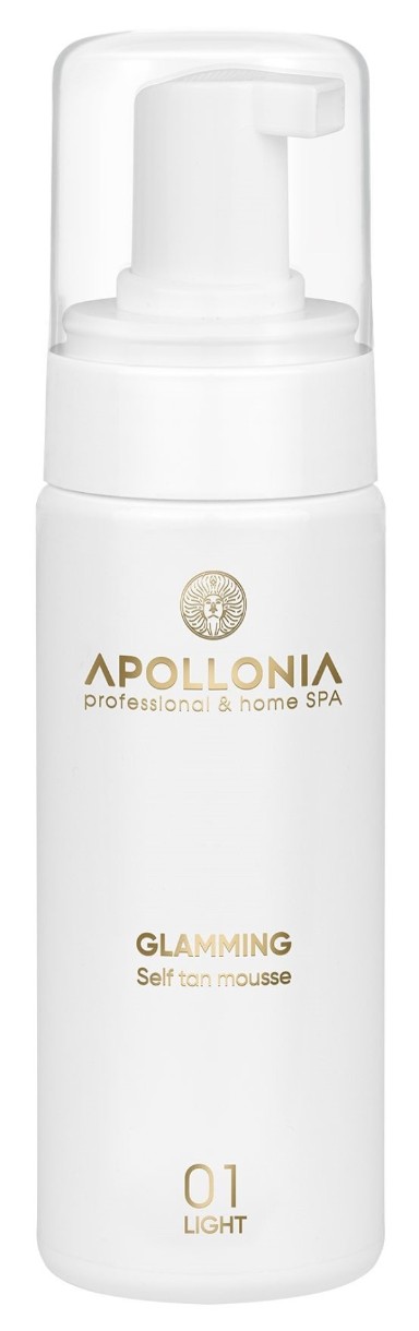 Auto-bronzare Apollonia Glamming Mousse Light 150ml
