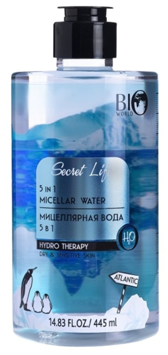 Demachiant Bio World Hydro Therapy 5in1 Micellar Water 445ml