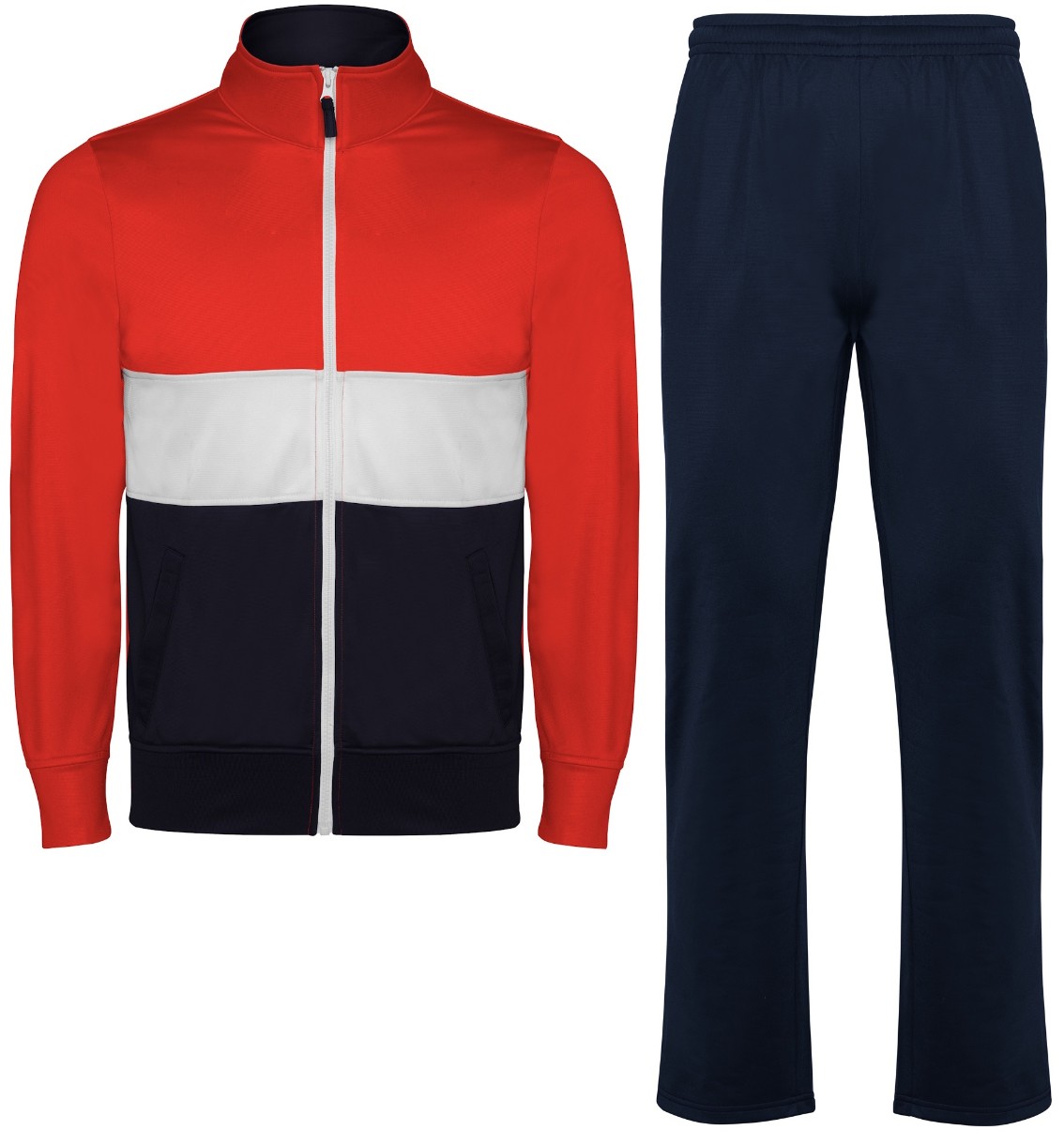 Мужской спортивный костюм Roly Athenas 0339 Red/Navy Blue, s.S