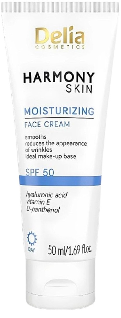 Крем для лица Delia Harmony Skin Moisturizing SPF50 50ml