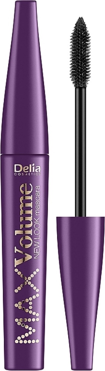 Rimel pentru gene Delia New Look Max Volume Black