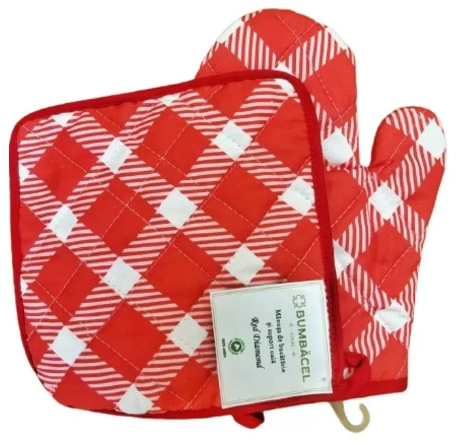 Mănușă de bucătărie Bumbacel Red Diamond (MSOB_2164)