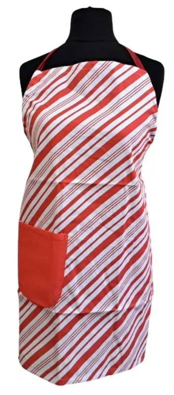 Șorț de bucătărie Bumbacel Red Stripe (SORT_1167_65X70)