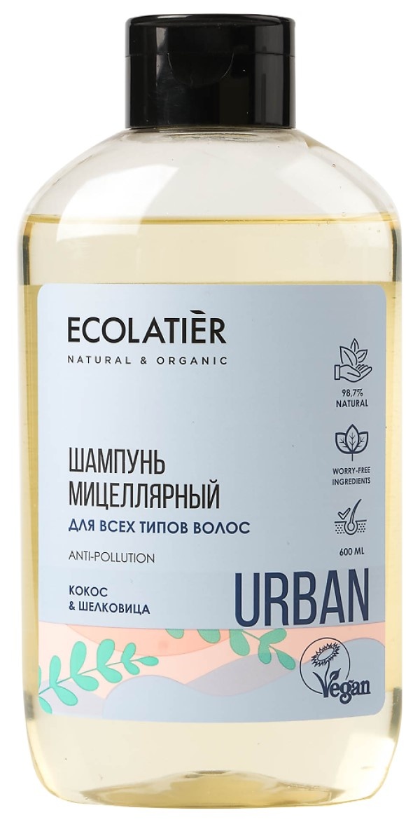 Șampon pentru păr Ecolatier Urban Мицеллярный 600мл
