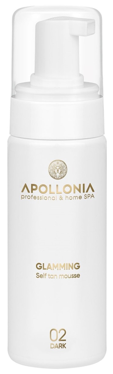 Auto-bronzare Apollonia Glamming Mousse Dark 150ml