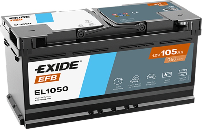 Автомобильный аккумулятор Exide Start-Stop EFB EL1050