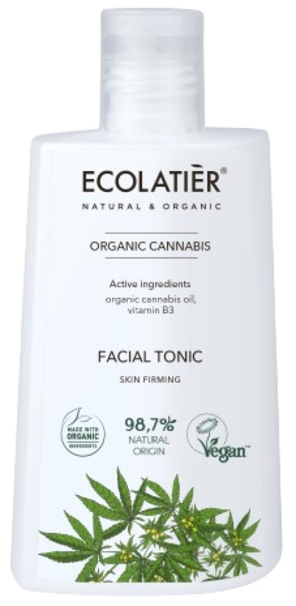 Tonic pentru față Ecolatier Organic Cannabis Skin Firming 250ml