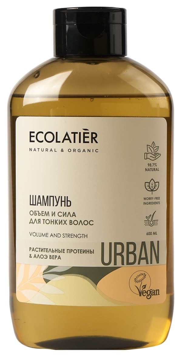 Șampon pentru păr Ecolatier Urban Объем и Сила 600мл
