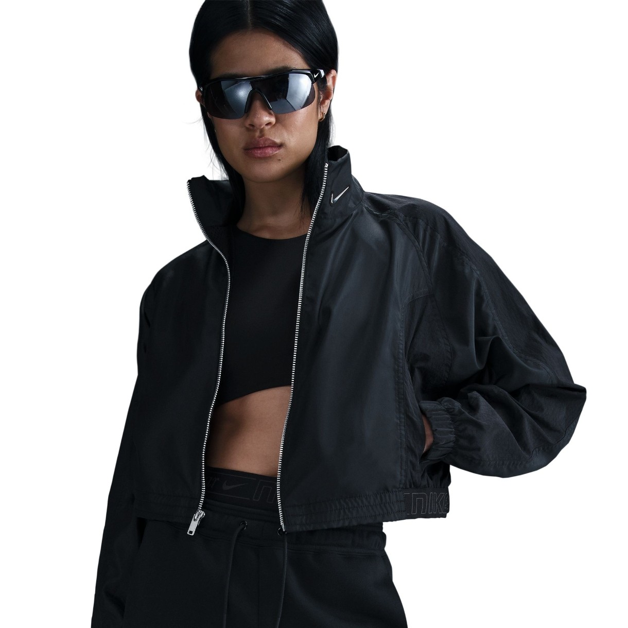 Женская ветровка Nike W Nsw Jkt Wvn Street Gls Black, s.XL