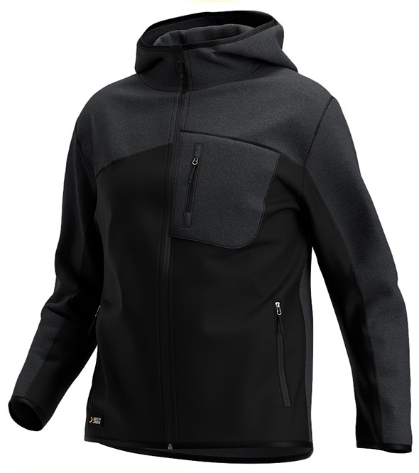 Hanorac pentru bărbați Safety Jogger Oak Dark Grey/Black, s.M