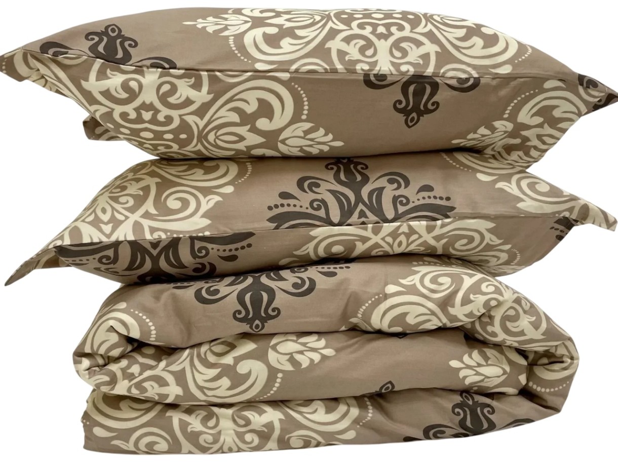 Lenjerie de pat Bumbacel Cappuccino Double-Euro (LDP_1501_240x260)
