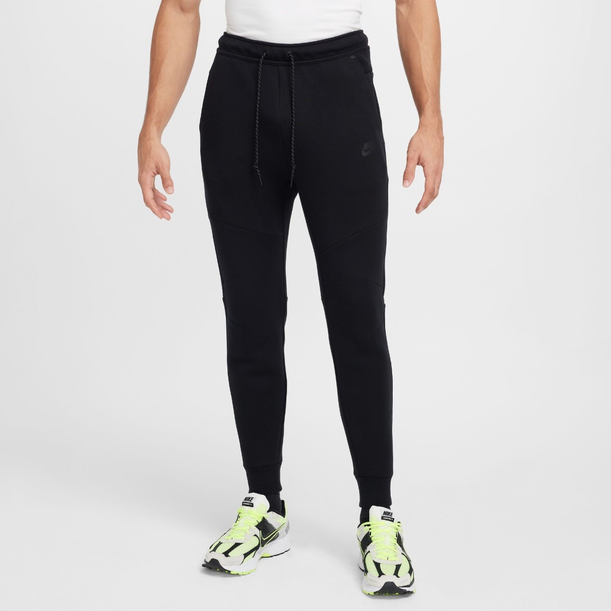 Pantaloni spotivi pentru bărbați Nike M Nk Tch Flc Jggr Black, s.XXL (HV0959-010)