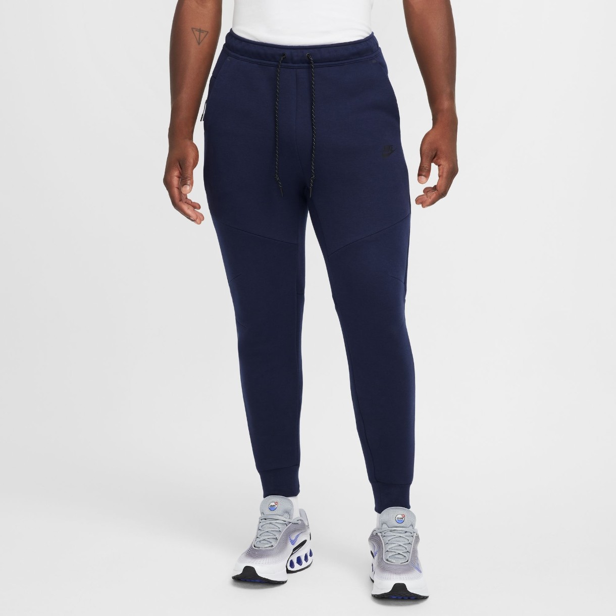 Мужские спортивные штаны Nike M Nk Tch Flc Jggr Obsidian/Black, s.S