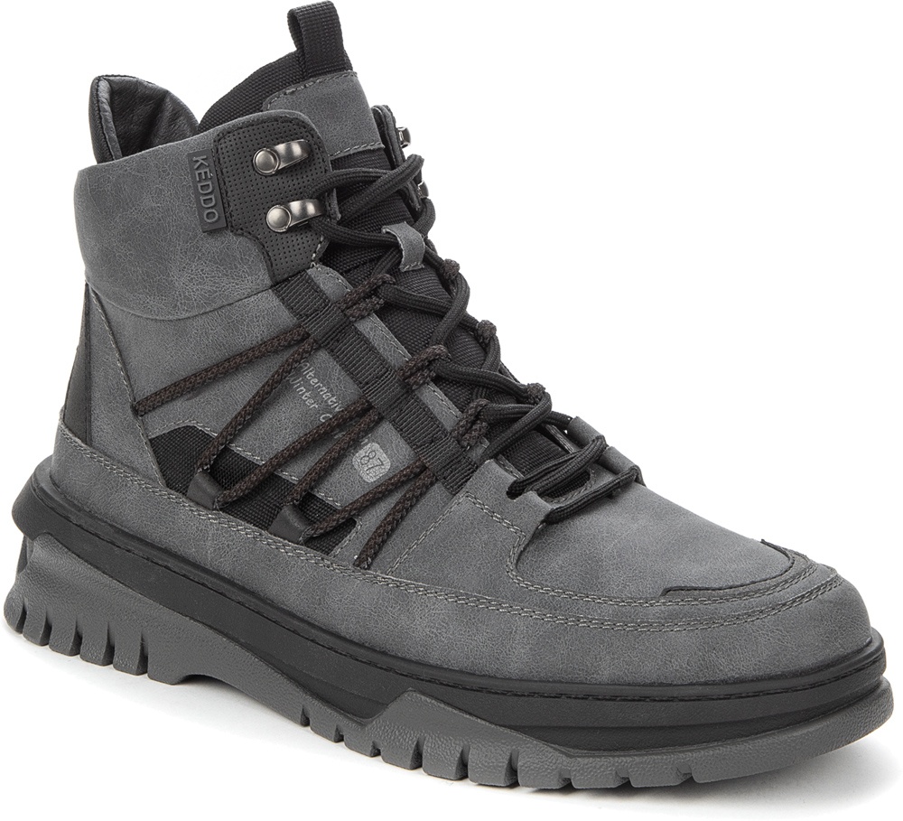 Bocanci pentru bărbați Keddo 838158/03-02 Grey, s.42