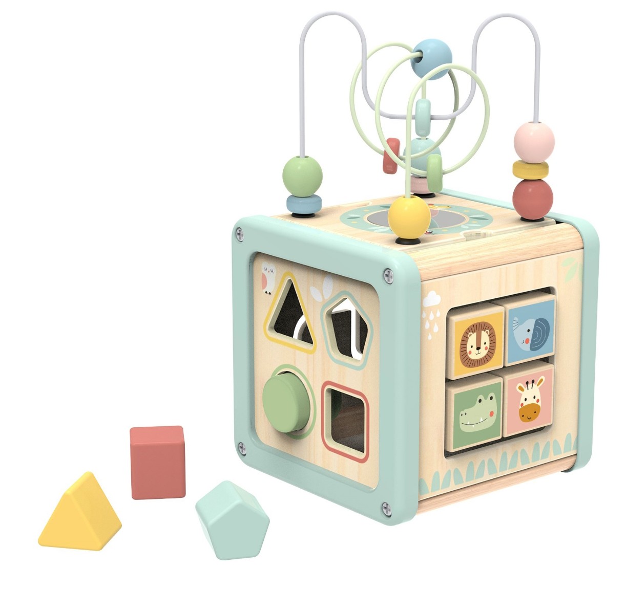 Busy Board Tooky Toy Play Cube (TJ006)