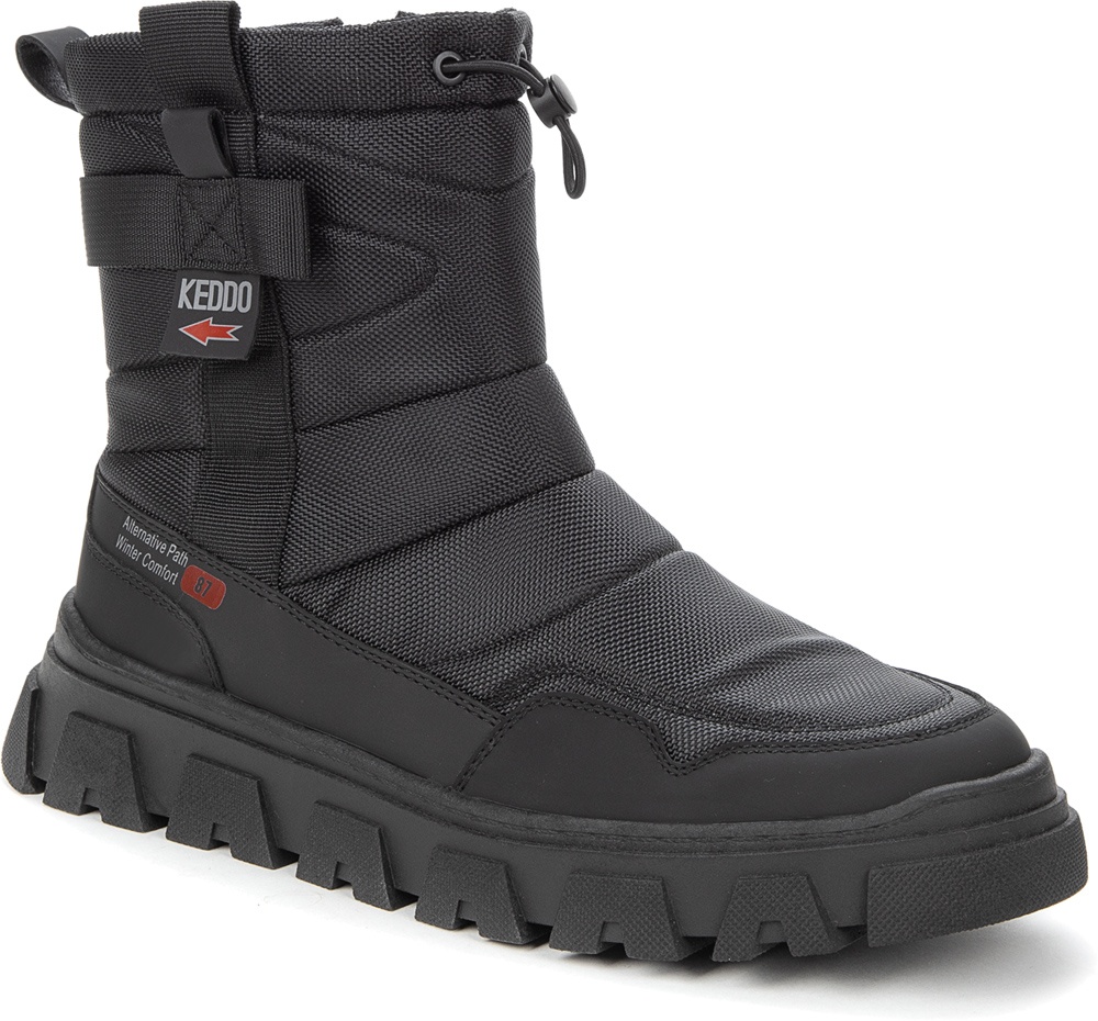 Ботинки мужские Keddo 838181/01-01 Black, s.45