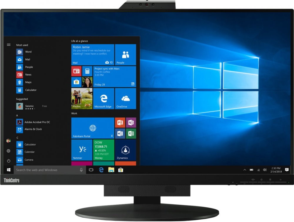 Monitor Lenovo ThinkCentre Tiny-In-One 27 Black (11JHRAT1EU)