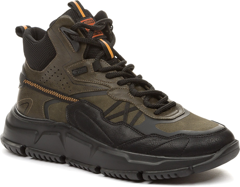 Ботинки мужские Keddo 848166/08-03 Khaki/Black, s.45