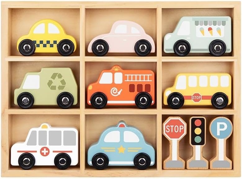 Набор машин Tooky Toy Transportation & Street Sign Set (TK881)