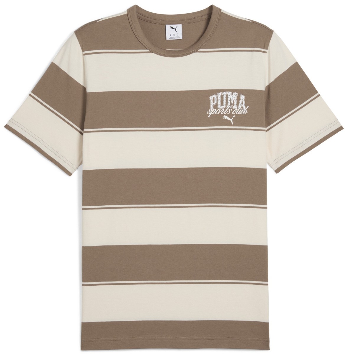 Мужская футболка Puma Class Stripe Aop Totally Taupe, s.S