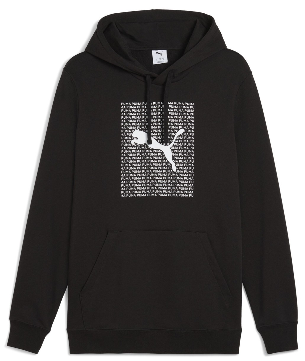 Hanorac pentru bărbați Puma Ess Logo Lab Hoodie Tr Puma Black, s.XXL