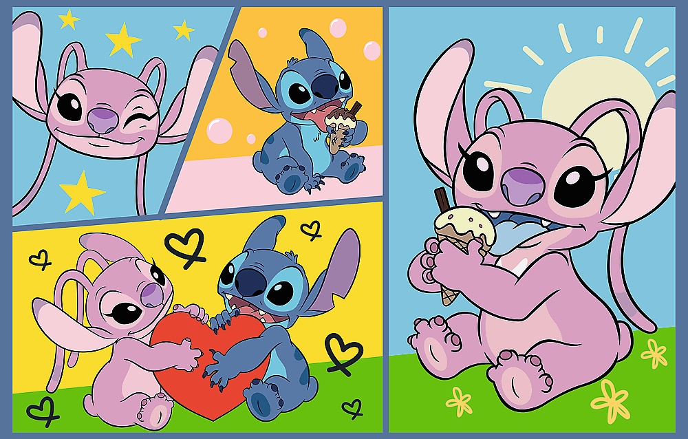 Пазл Trefl 2x70 There's no Boredom with Stitch (34444)