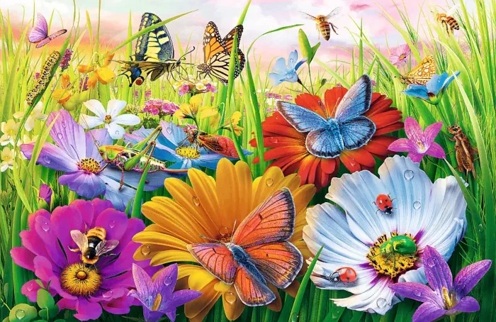 Пазл Trefl 300 Insects in the Meadow (23103)