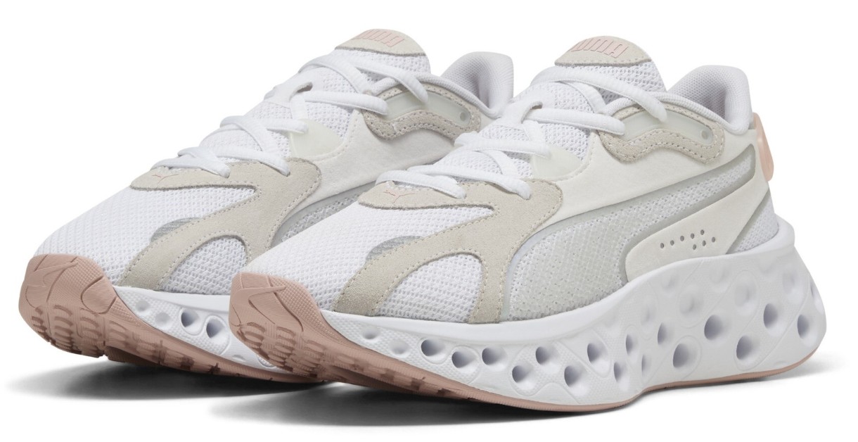 Adidași pentru dame Puma Softride Frequence Transformative Color Wns Puma White/Rose Quartz, s.37