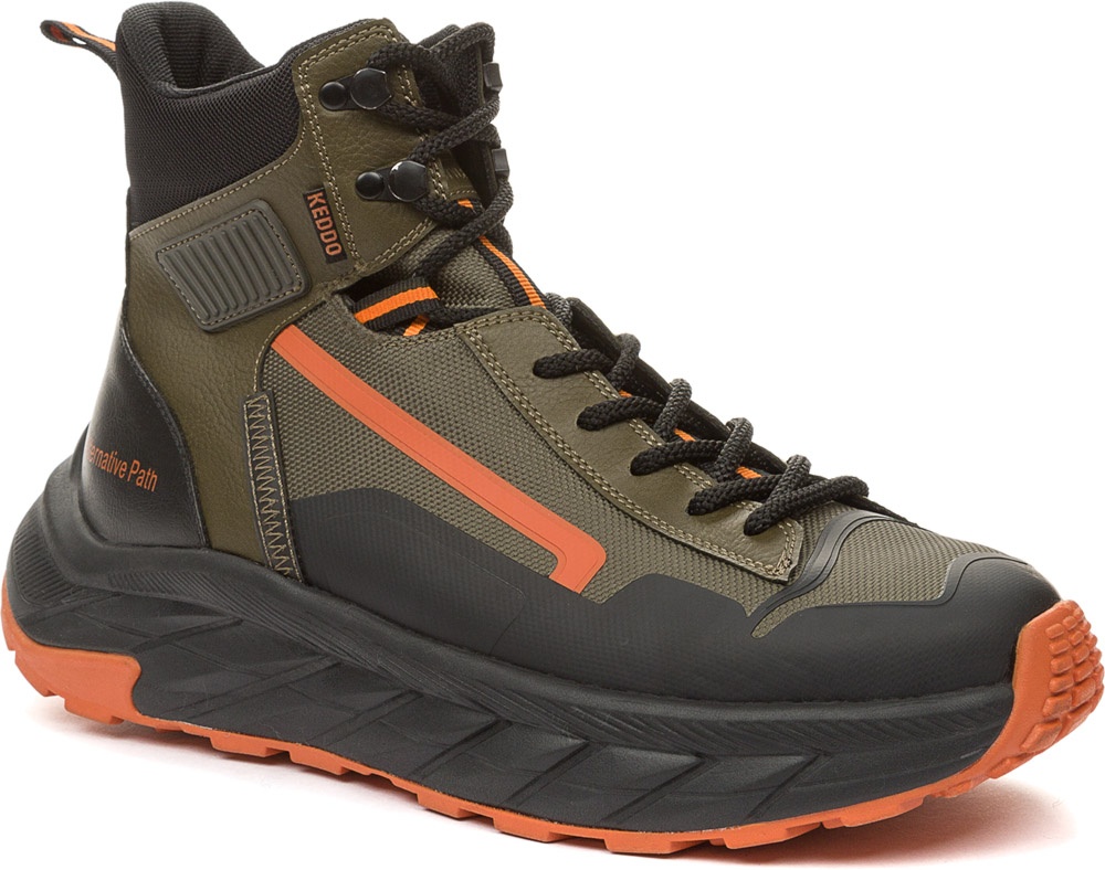 Ботинки мужские Keddo 848642/12-01 Khaki/Black, s.42