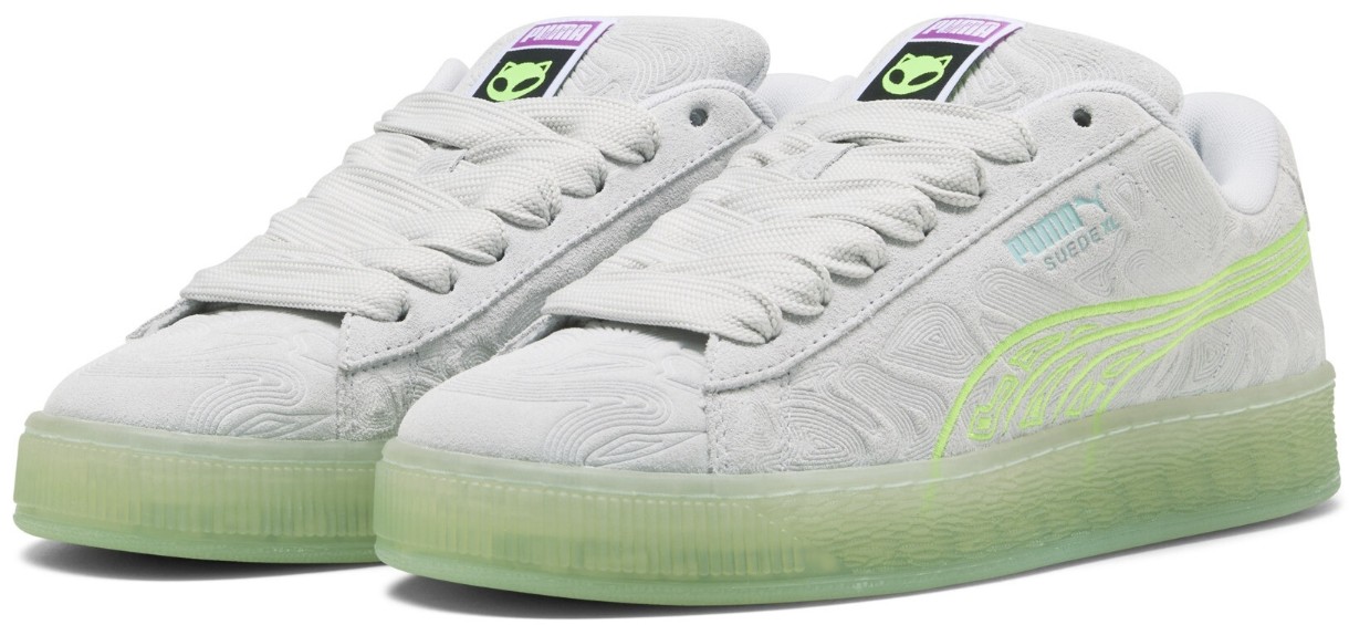 Кеды мужские Puma Suede XL Alien Silver Mist/Peaceful Blue, s.41