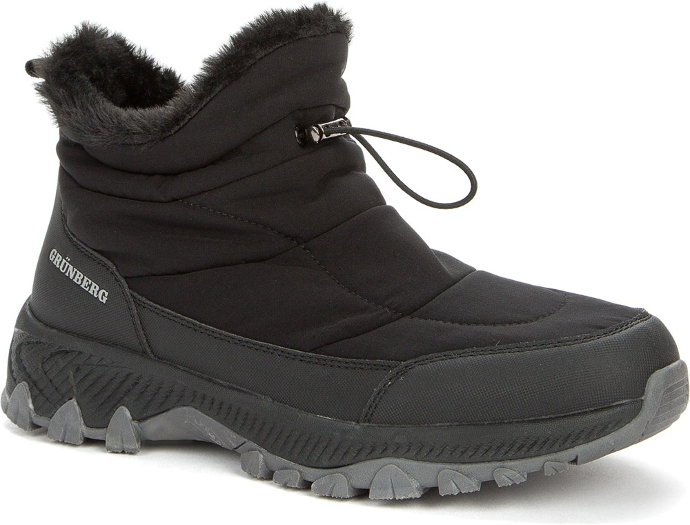 Bocanci pentru bărbați Gruenberg 128153/10-01 Black, s.43