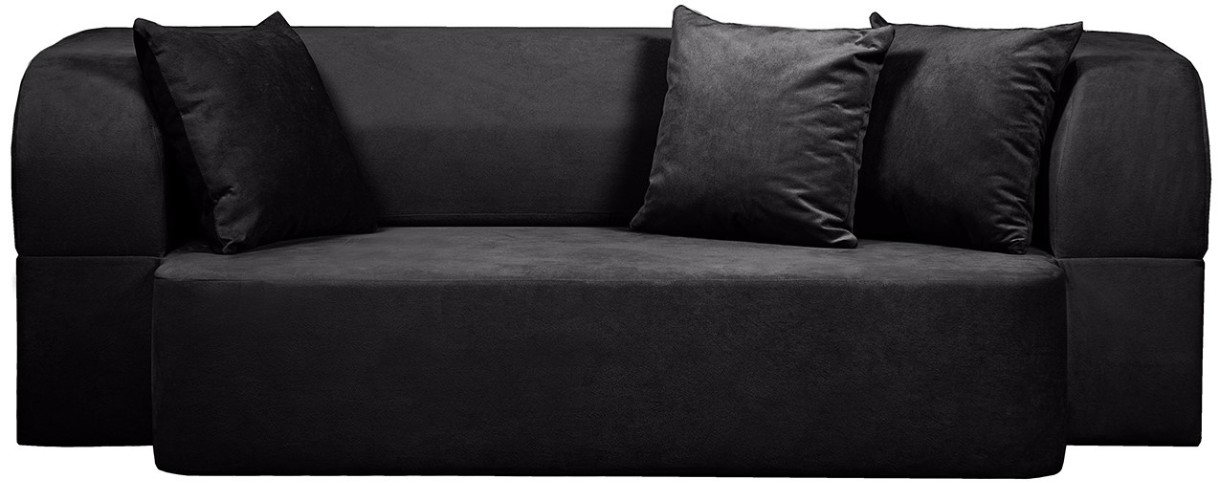 Бескаркасный диван Edka Meteor 180x140x40 M37 Black