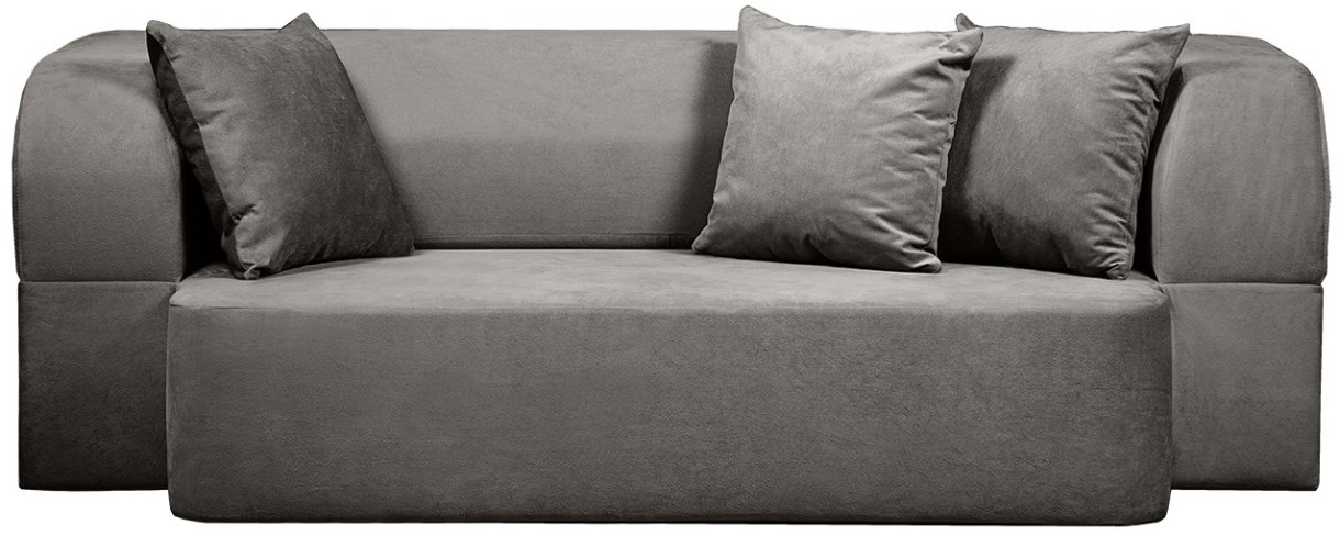 Бескаркасный диван Edka Meteor 180x160x40 M18 Dark Grey