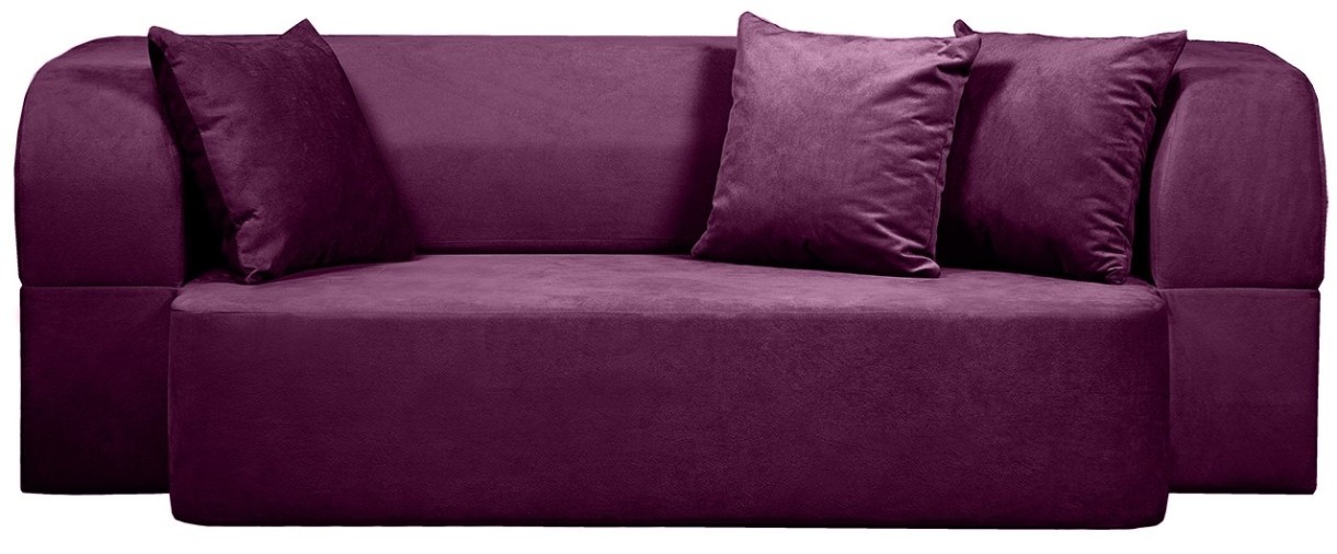 Бескаркасный диван Edka Meteor 200x160x40 M10 Dark Purple