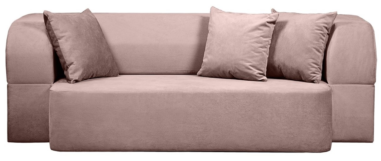 Canapea fără ramă Edka Meteor 200x160x40 M19 Pink Powder