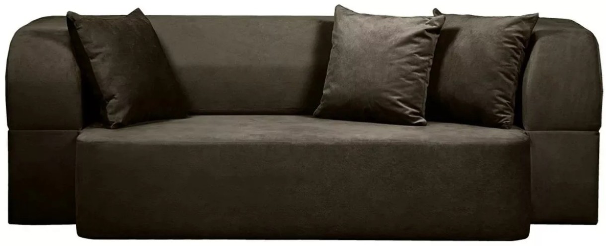 Canapea fără ramă Edka Meteor 180x160x32 M8 Dark Brown