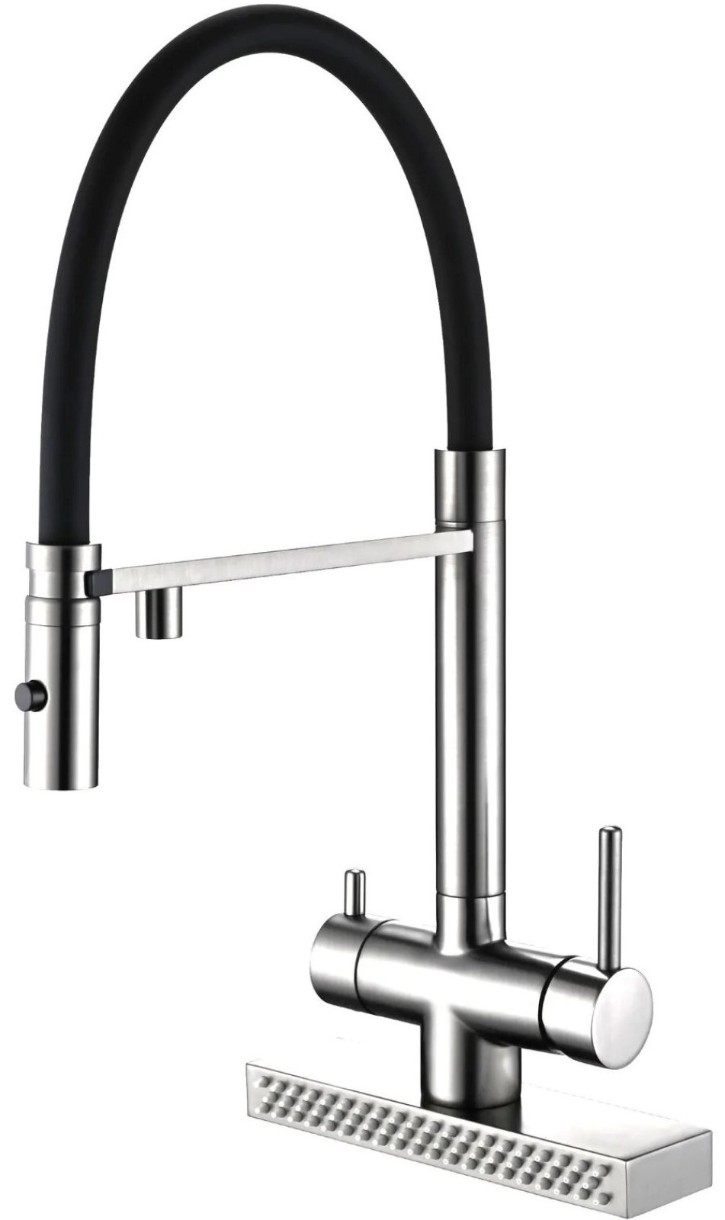 Смеситель для кухни Fabiano FKMC 3124 Inox (Cascad)