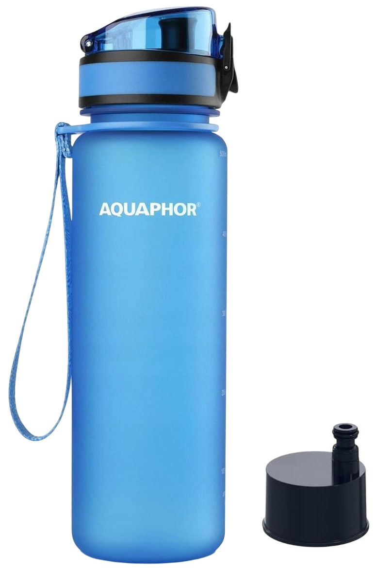 Sticlă pentru apă Aquaphor City Blue 0.5L