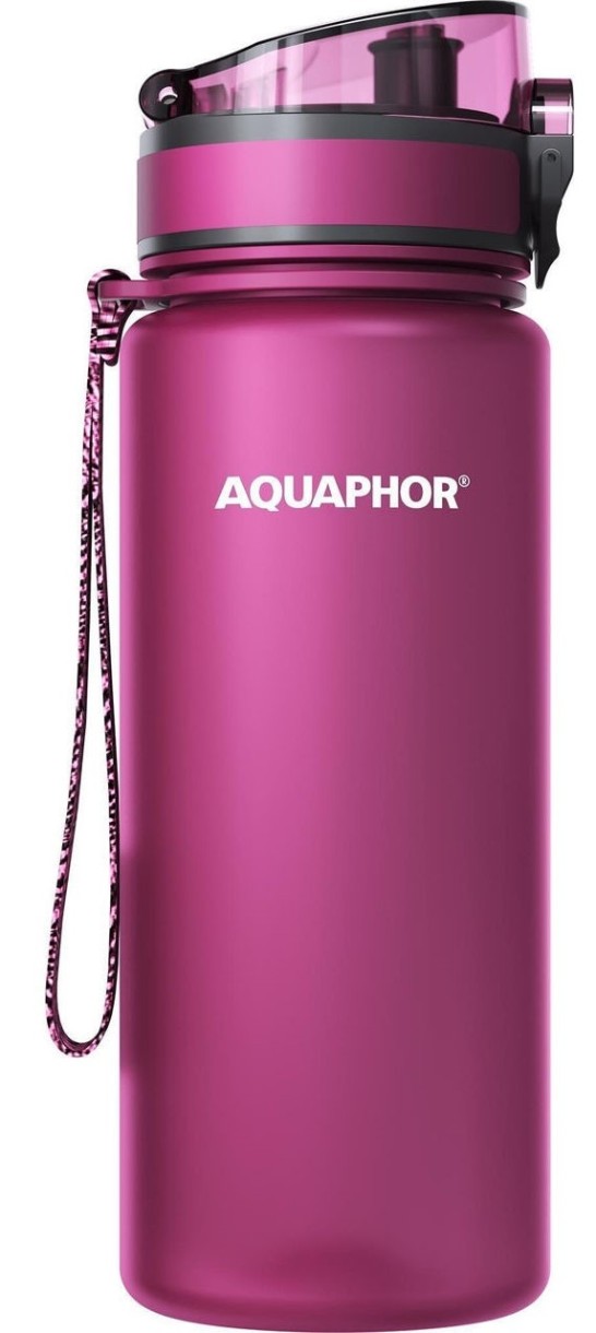 Sticlă pentru apă Aquaphor City Ruby 0.65L