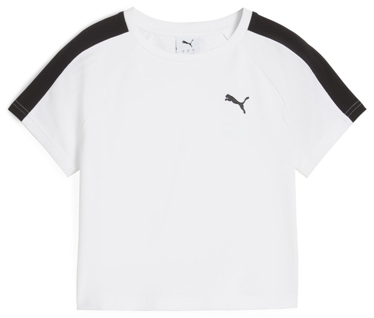 Tricou de dame Puma T7 Baby Tee Puma White, s.XL