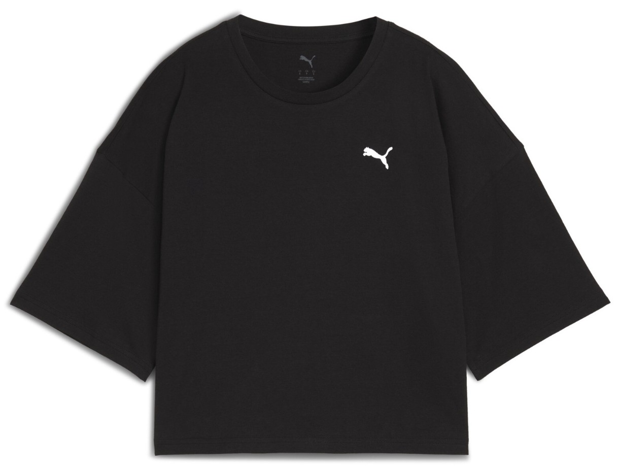 Женская футболка Puma Wardrobe Ess Oversized Short Tee Puma Black, s.L
