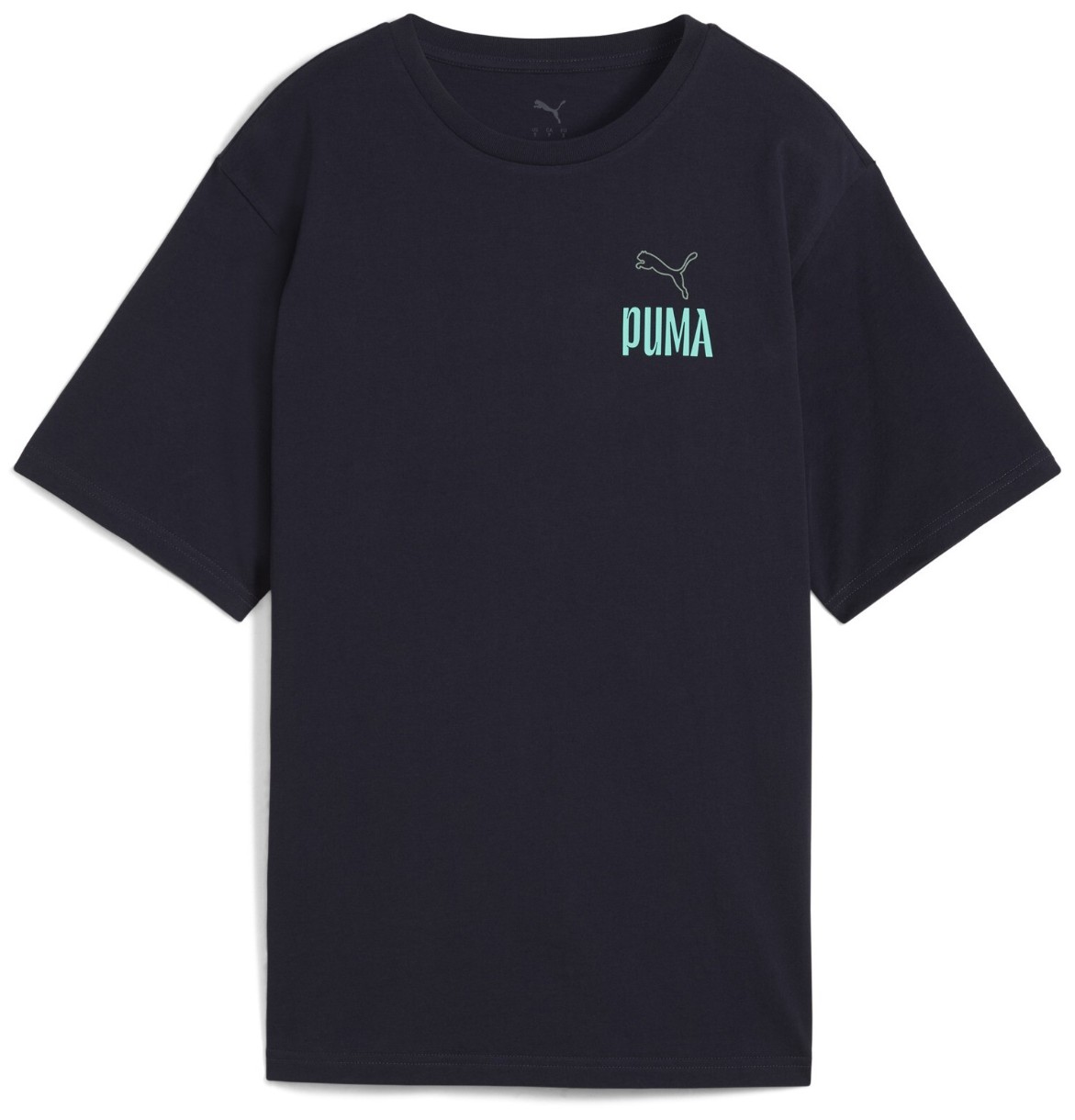 Женская футболка Puma Wardrobe Ess Road To Unity Relaxed Graphic Tee New Navy, s.XS