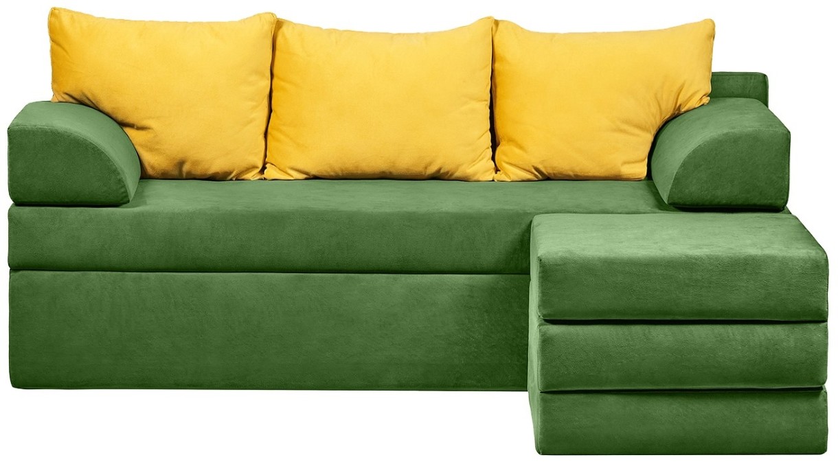 Бескаркасный диван Edka Sirius 200x140x45 M27 Green