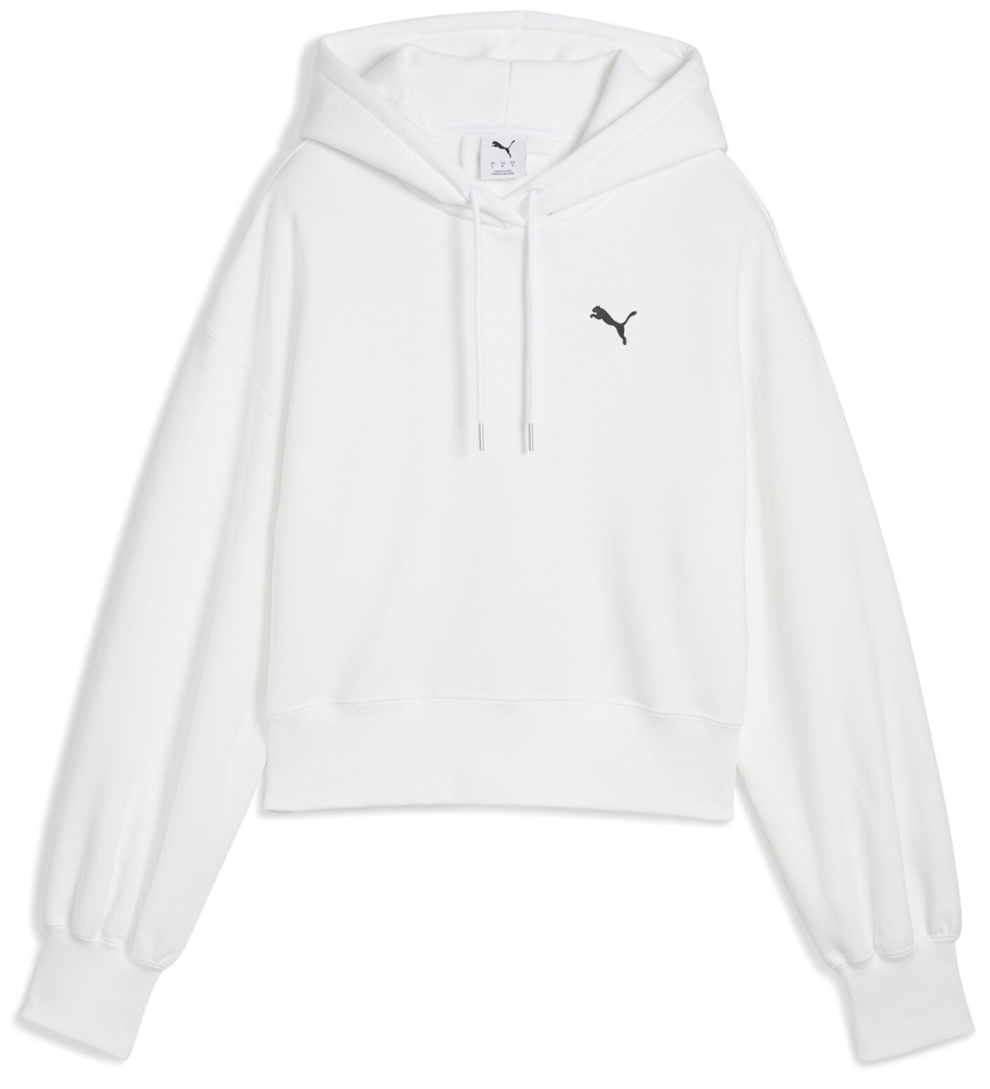Женская толстовка Puma Wardrobe Ess Cropped Hoodie Tr Puma White, s.XL
