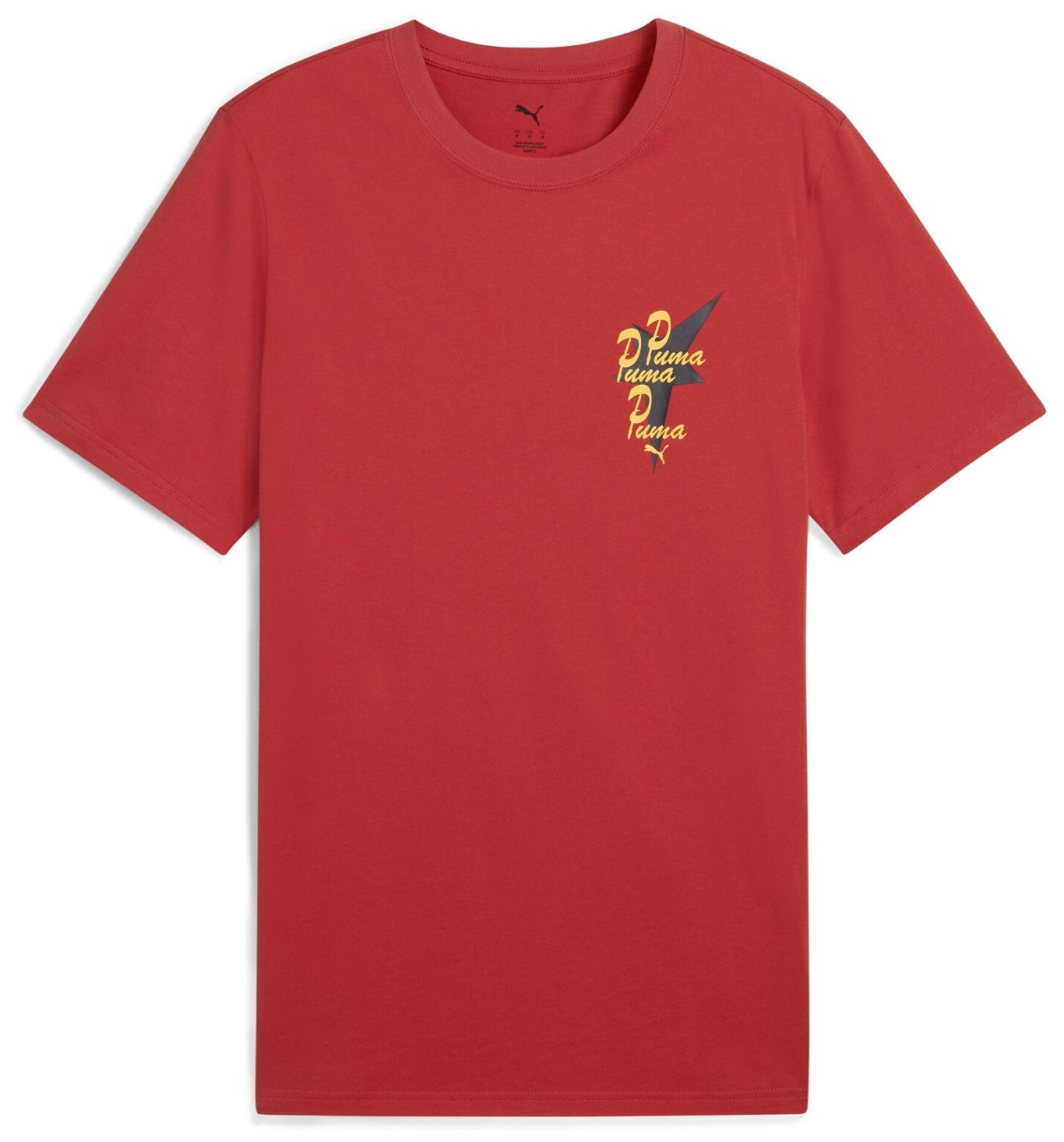 Tricou bărbătesc Puma Wardrobe Ess Road To Unity Graphic Tee Red Fire, s.S