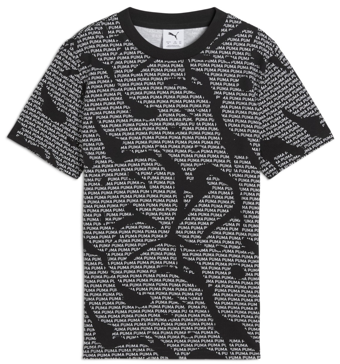 Tricou pentru copii Puma Ess Logo Lab Aop Tee B Puma Black, s.176