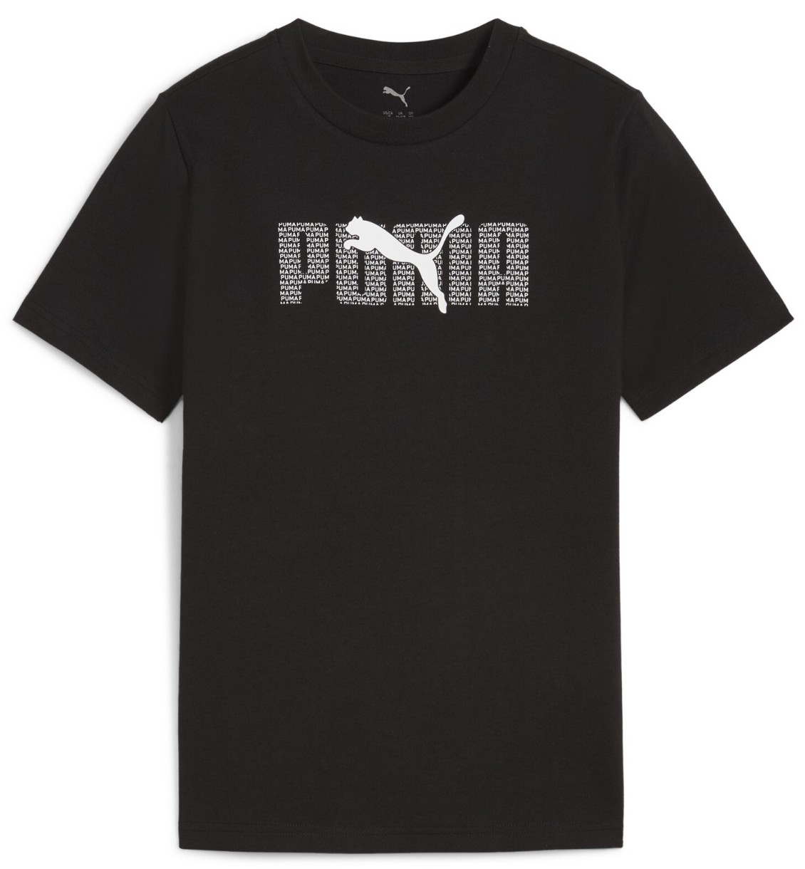 Детская футболка Puma Ess Logo Lab Tee B Puma Black, s.128