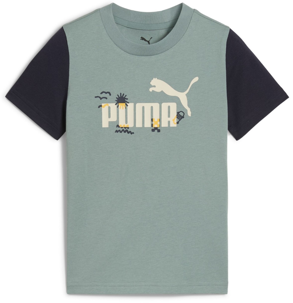Tricou pentru copii Puma Sandy Adventures Tee Ps Green Moon, s.116