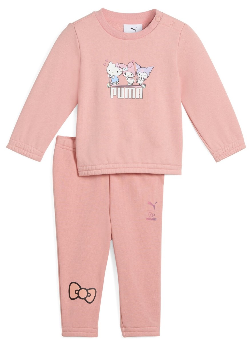 Детский спортивный костюм Puma X Hello Kitty si Friends Minicats Crew Set Inf Tr Pink Fruit, s.92
