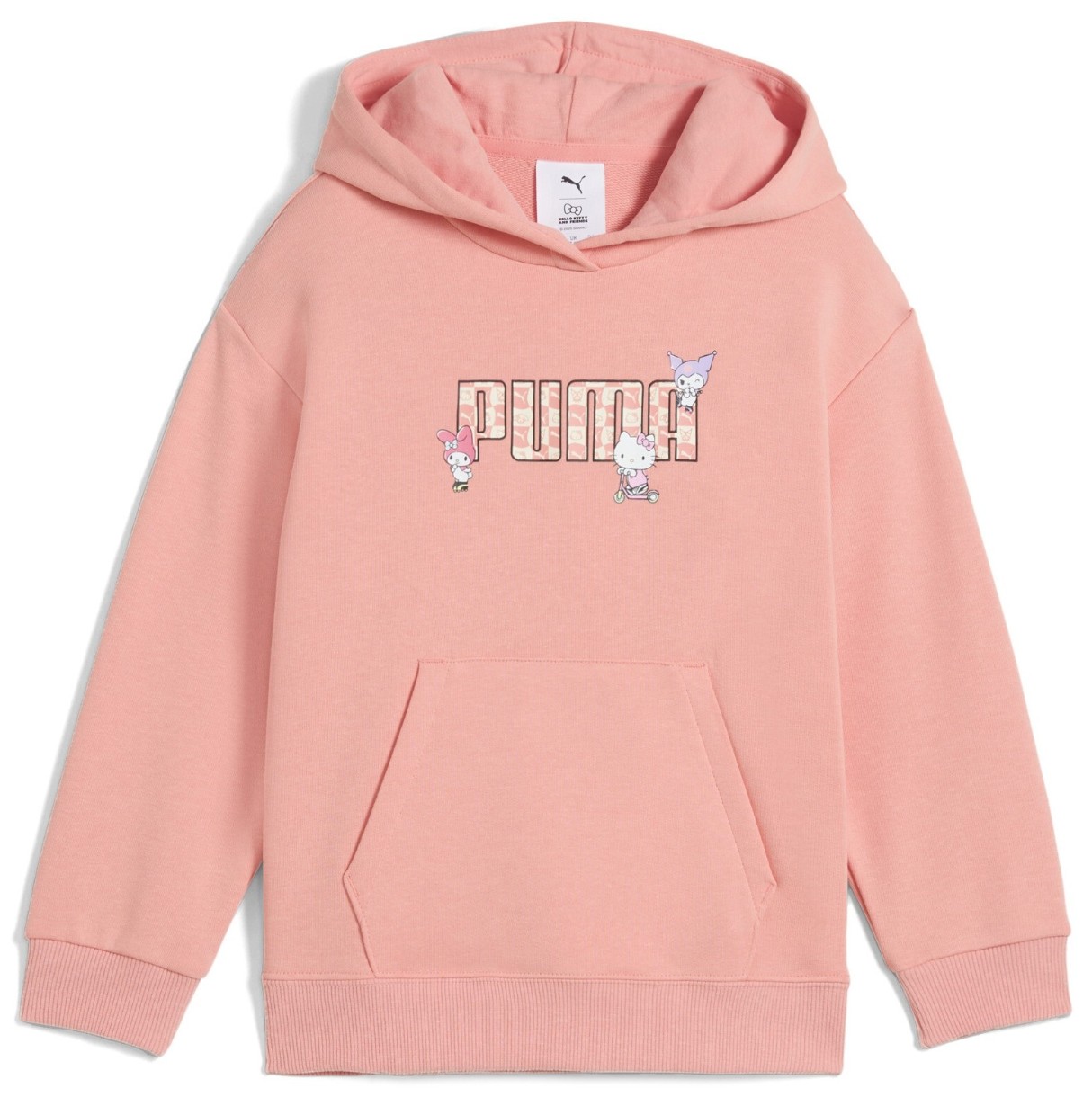 Детская толстовка Puma X Hello Kitty si Friends Relaxed Hoodie Tr Pink Fruit, s.110